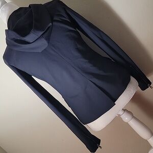 Theory Black Hoodie Jacket/Blazer